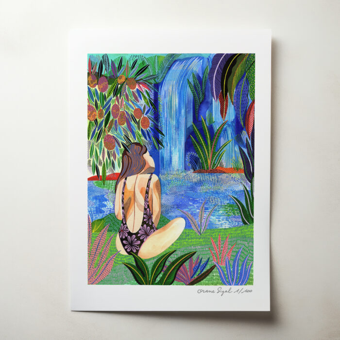 à-l'ombre-du-manguier-orane-sigal-lasigalerie-tirage-art-illustration-lyon-2