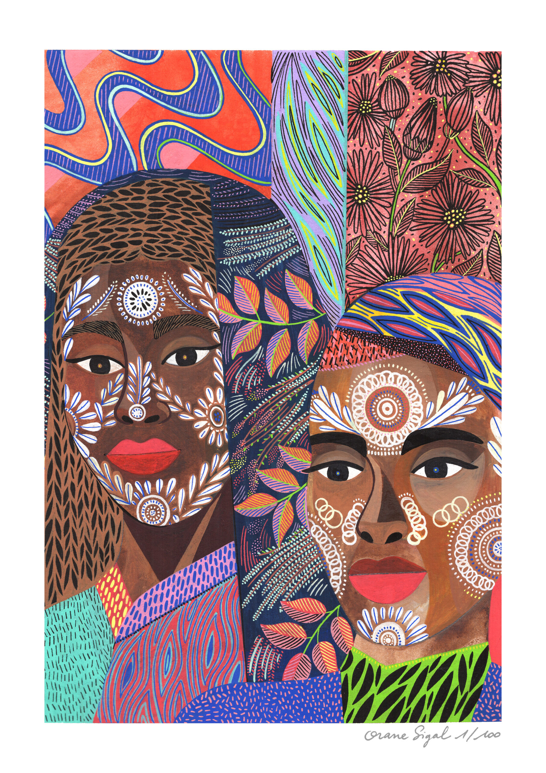 femmes-sakalava-orane-sigal-lasigalerie-tirage-art-illustration-lyon-1