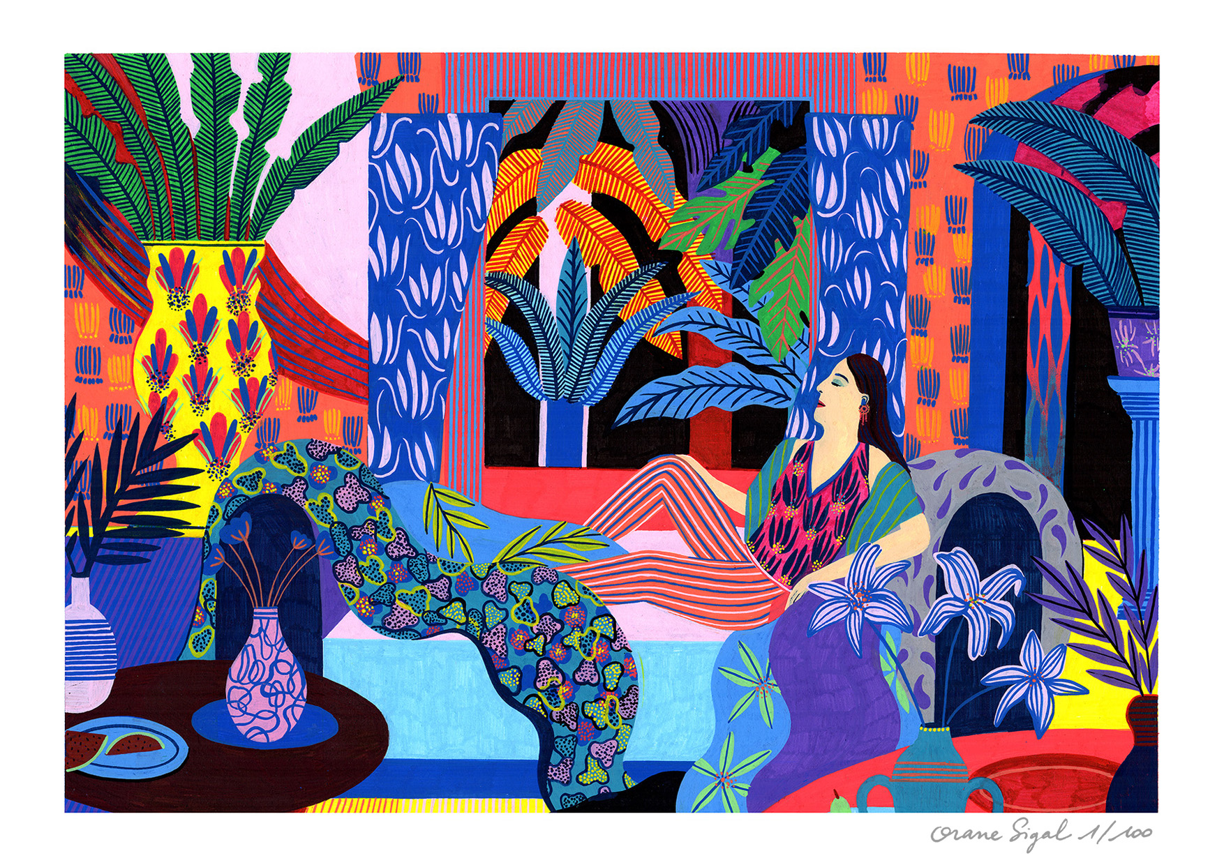 la-sieste-orane-sigal-lasigalerie-tirage-art-illustration-lyon-1