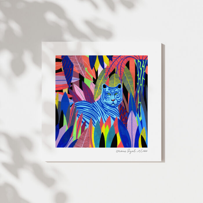 tigre-bleu-orane-sigal-lasigalerie-tirage-art-illustration-lyon-2
