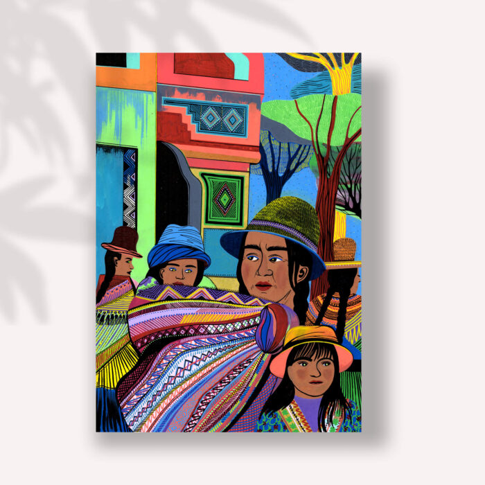 bolivienne-sigal-orane-carte-postale-illustration-lyon