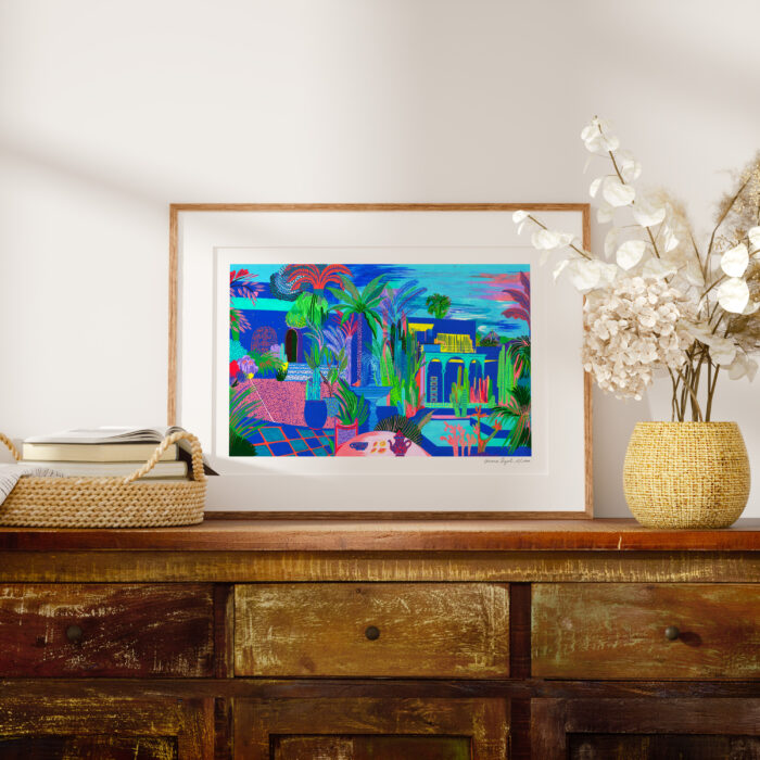 jardin-majorelle-orane-sigal-lasigalerie-tirage-art-illustration-lyon-2