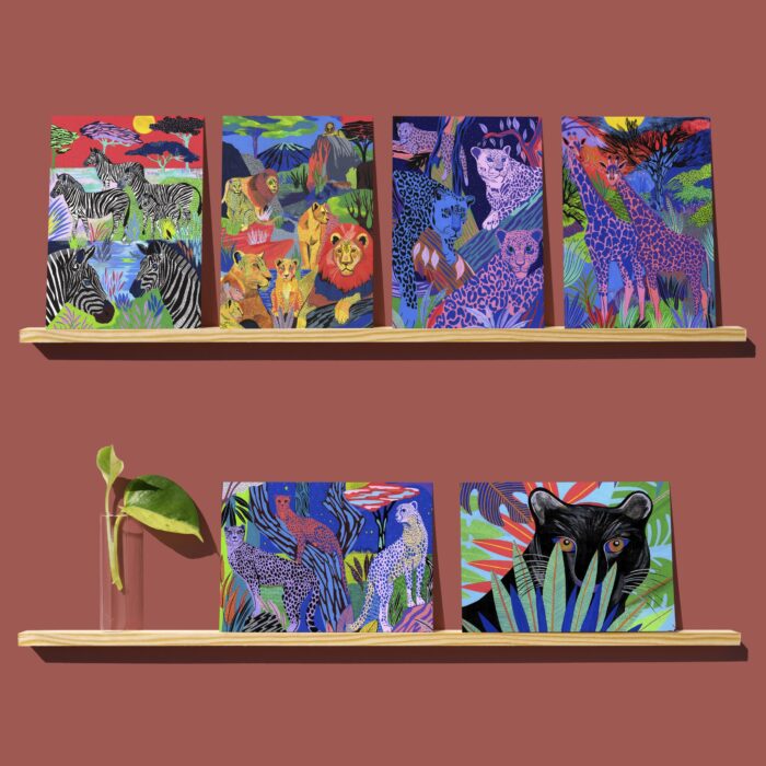 Pack de cartes postales - Safari