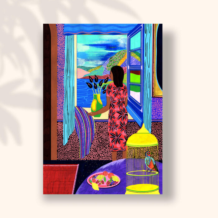 Carte postale - Chambre avec vue