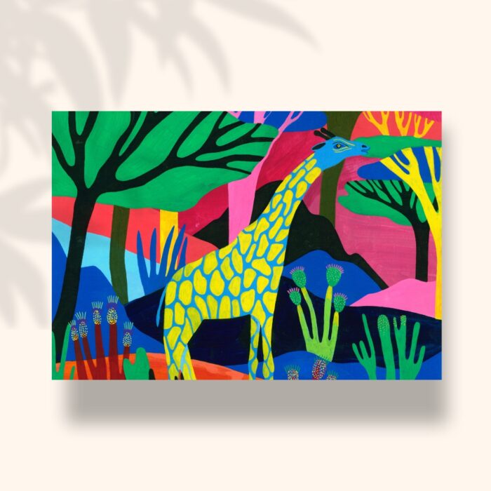 girafe-sigal-orane-carte-postale