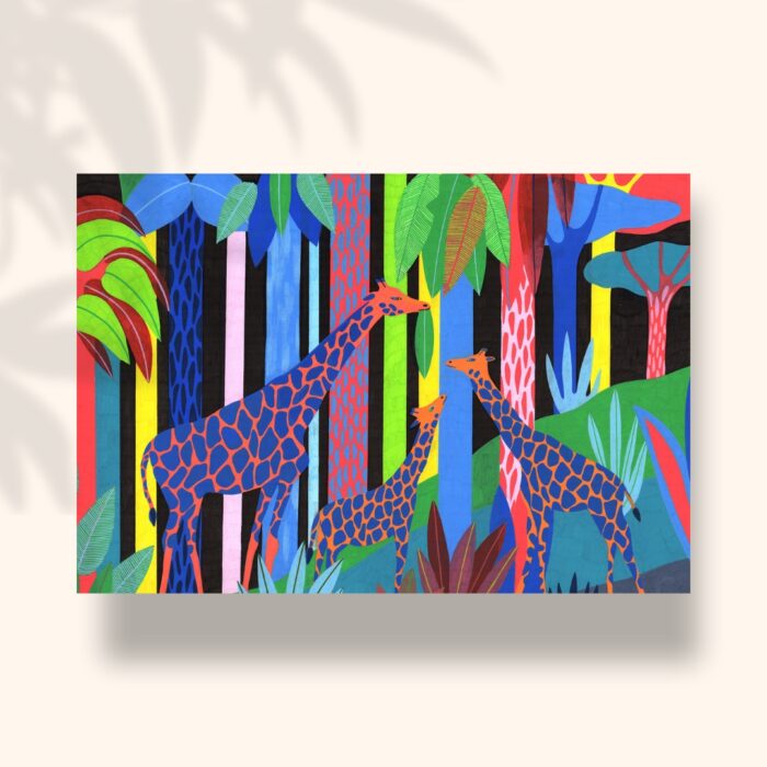 les-trois-girafes-sigal-orane-carte-postale