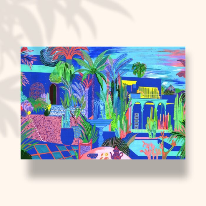 majorelle-sigal-orane-carte-postale