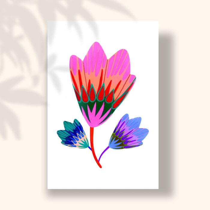 trois-fleurs-sigal-orane-carte-postale