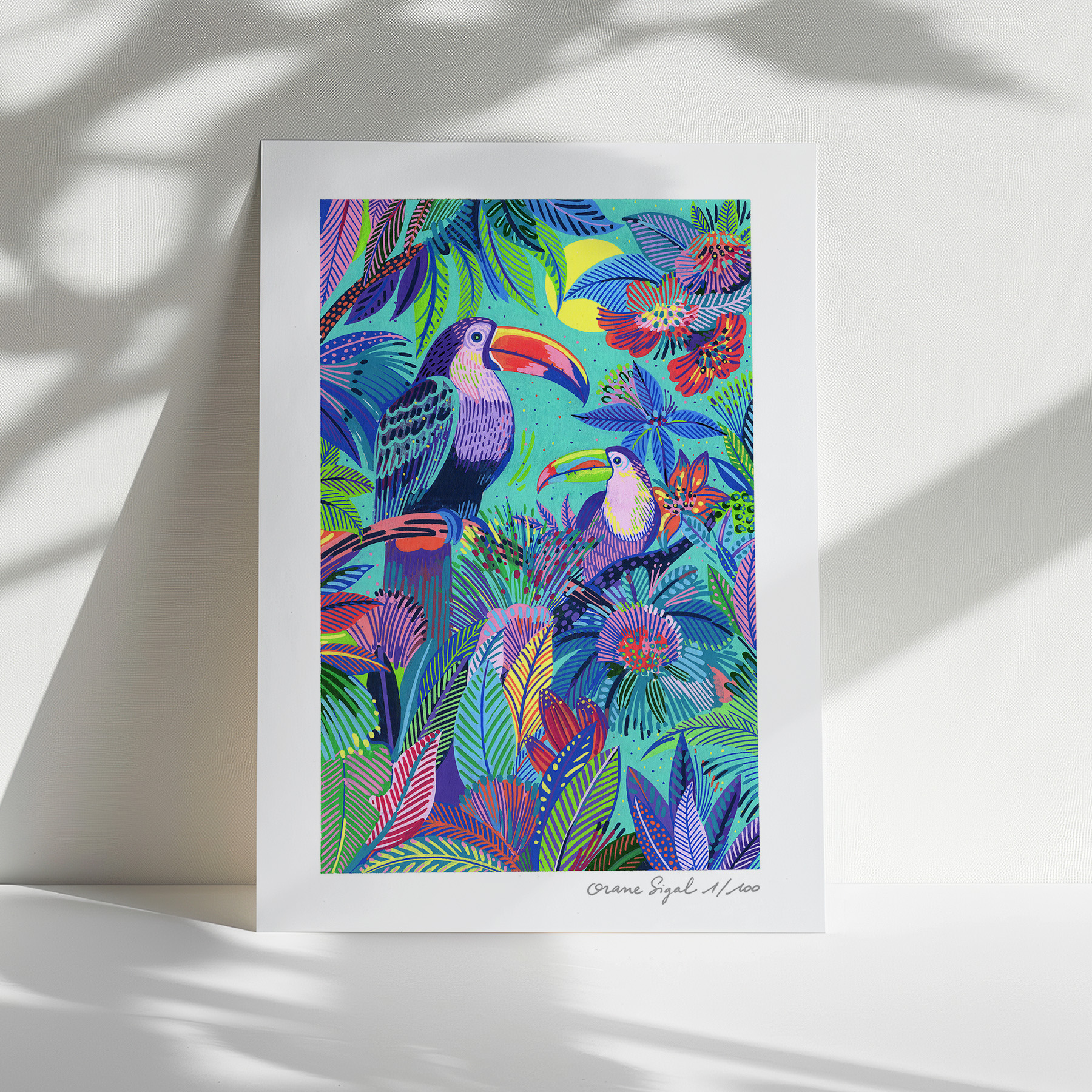 les-deux-toucans-orane-sigal-lasigalerie-tirage-art-illustration-lyon-2