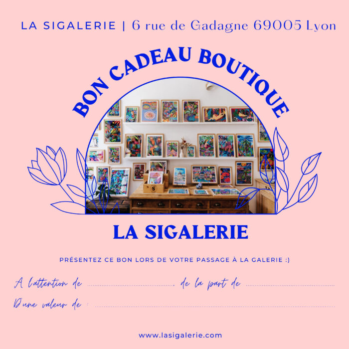 Bon cadeau boutique