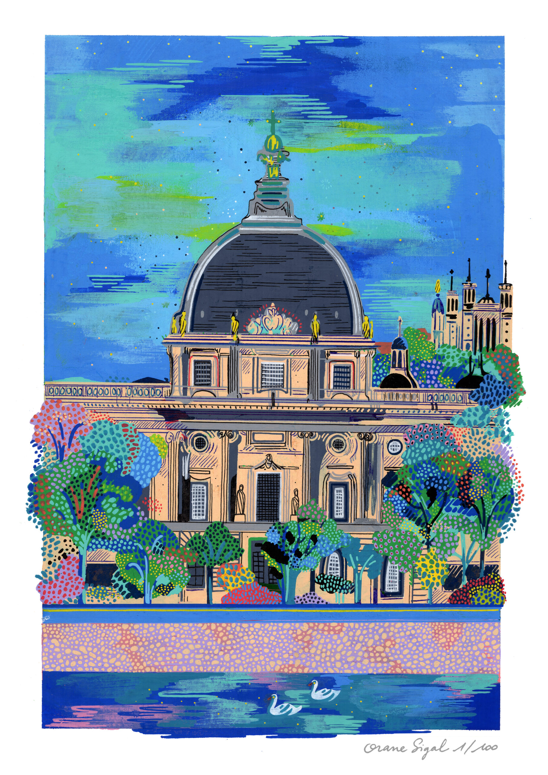 hôtel-dieu-orane-sigal-lasigalerie-tirage-art-illustration-lyon-1