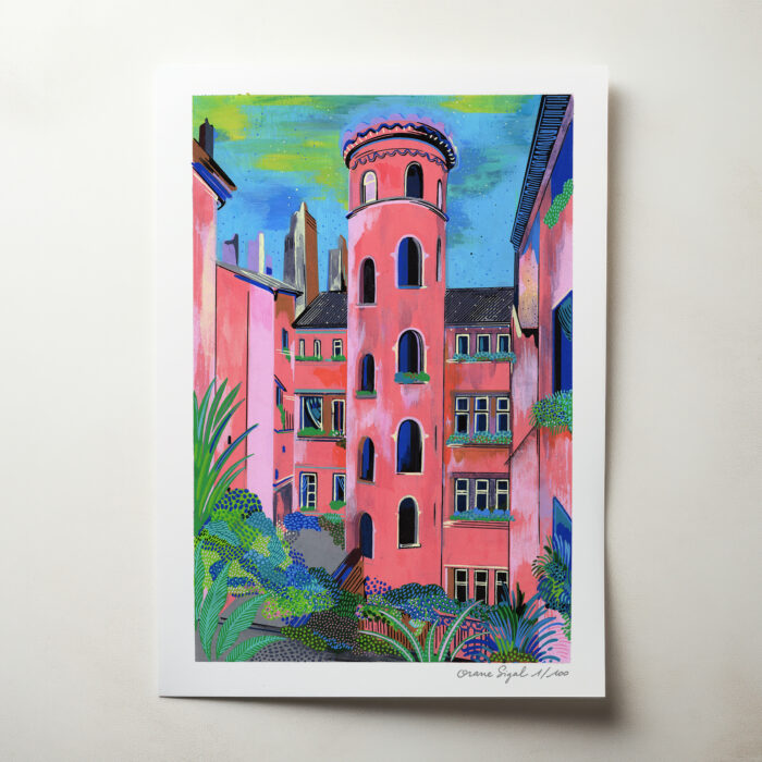 tour-rose-orane-sigal-lasigalerie-tirage-art-illustration-lyon-2