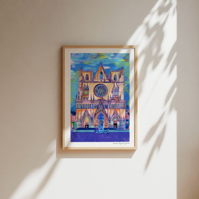 cathédrale-saint-jean-orane-sigal-lasigalerie-tirage-art-illustration-lyon-2