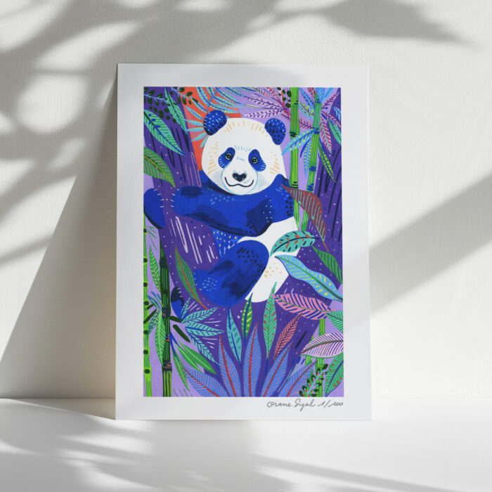 le-panda-orane-sigal-lasigalerie-tirage-art-illustration-lyon