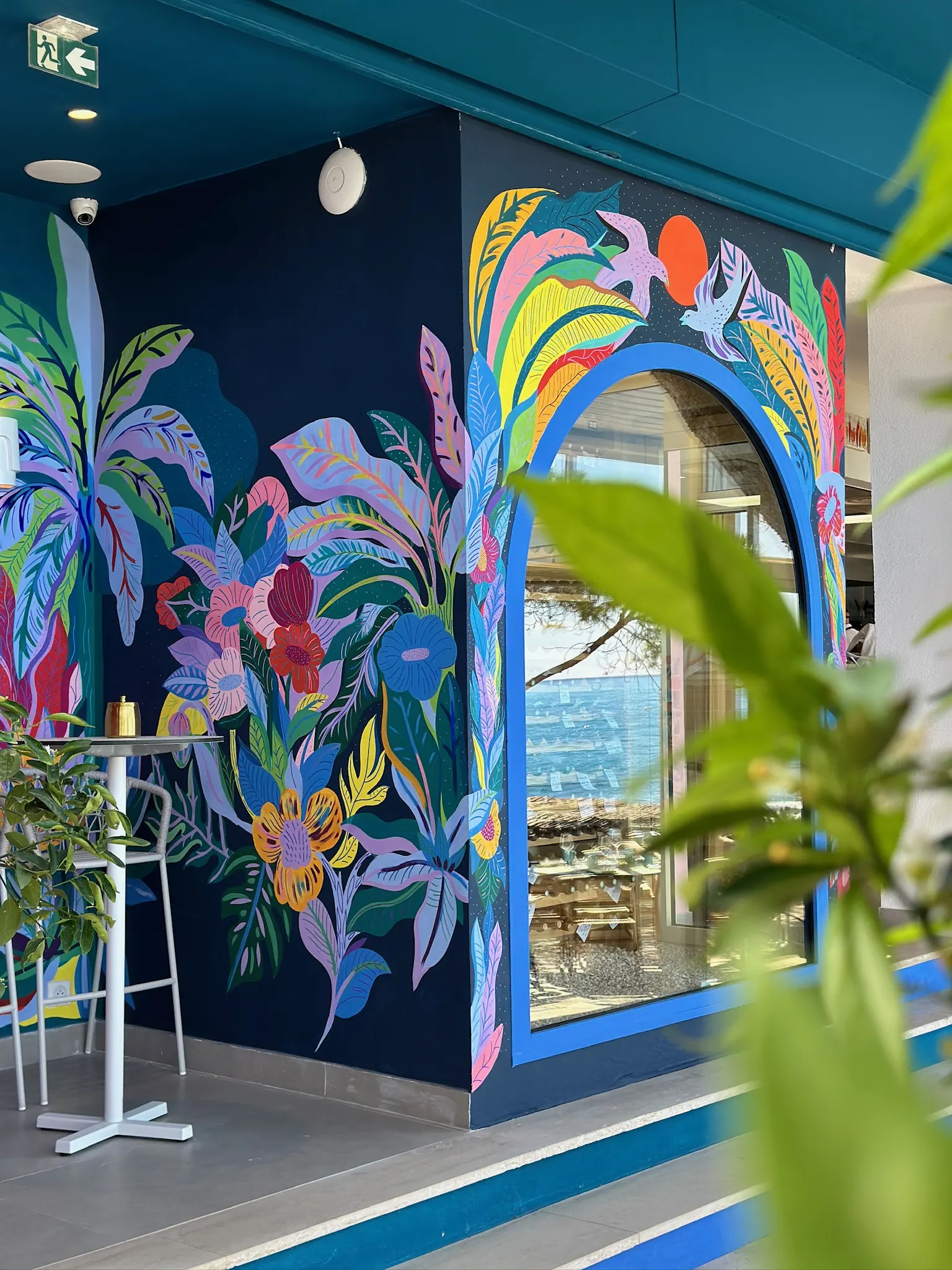 Fresque murale sur-mesure illustrée par Orane Sigal