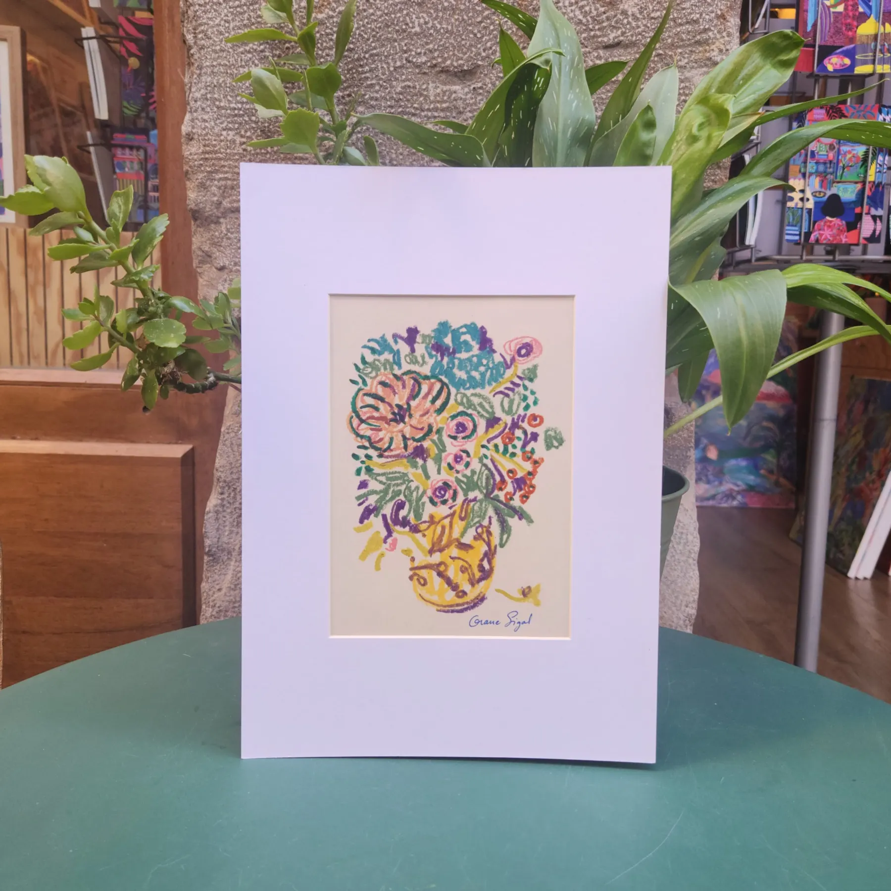 Le vase, illustration originale par Orane Sigal