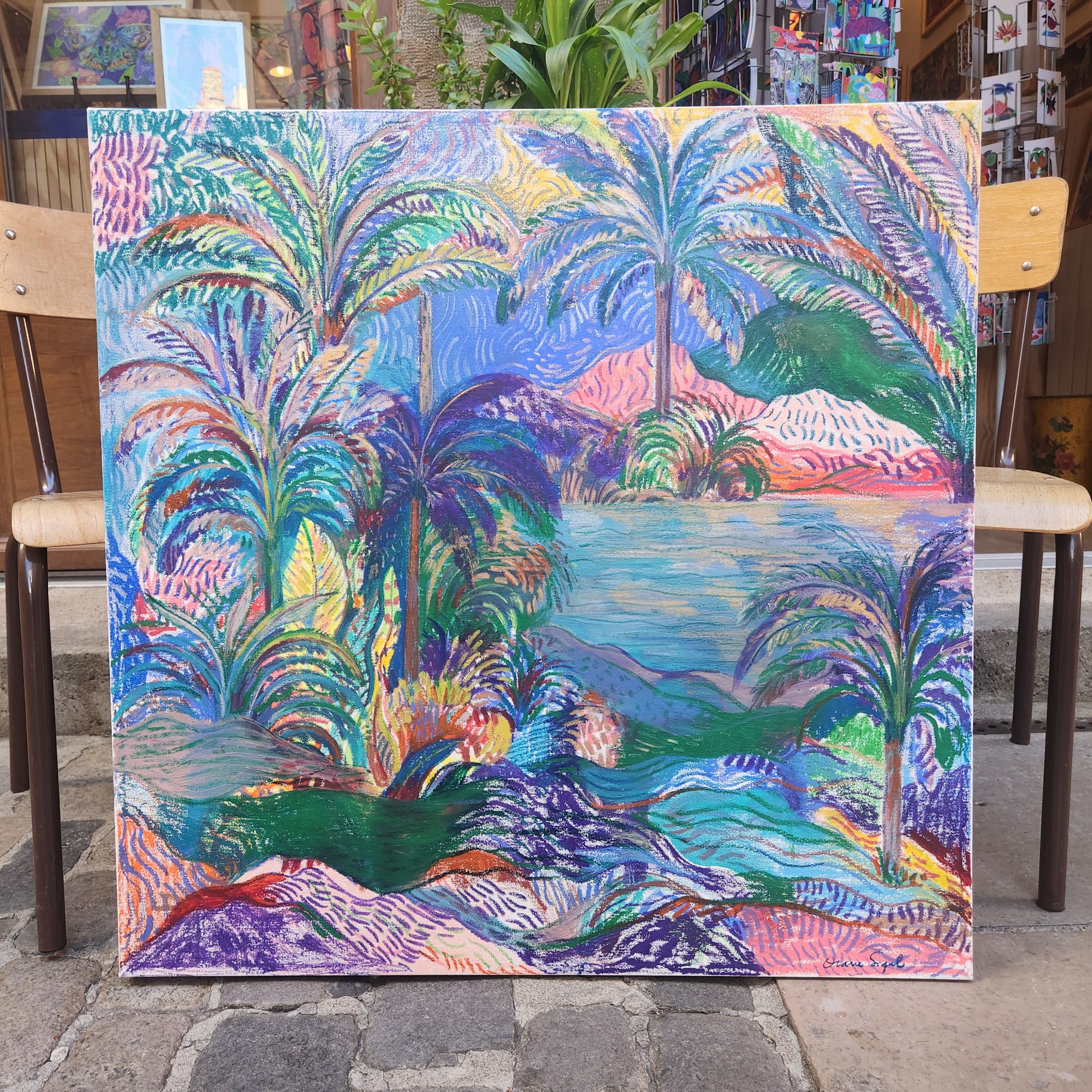 La jungle, illustration originale par Orane Sigal
